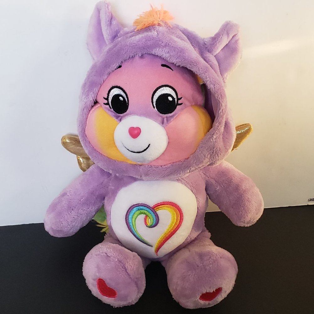 Care Bears 12” Togetherness Bear Pegasus 2021 Hoodie Friends Collector Plush